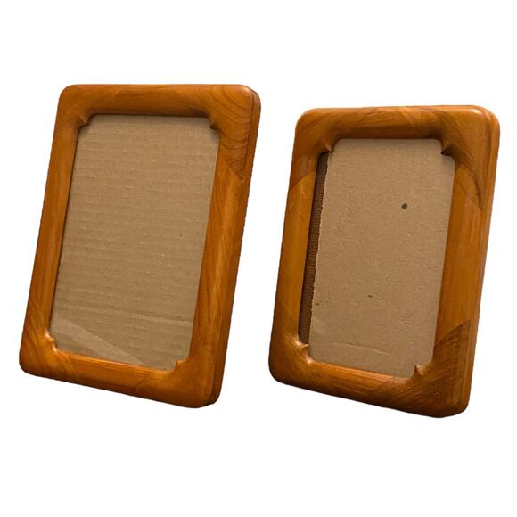 Vintage Fetco Fine Wood Handcrafted 5" x 7" Picture Frame Photo Made in Thailand - Picture 3 of 16